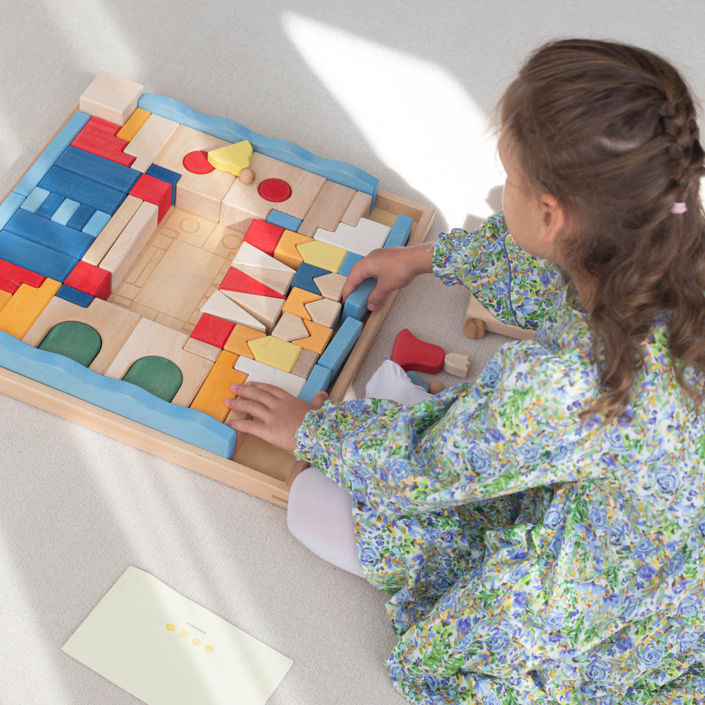 Block.B Bestアルバム　テイルセット　king-e shop盤 The Kingdom Block Set - Medieval Castle Building Blocks | Wooden