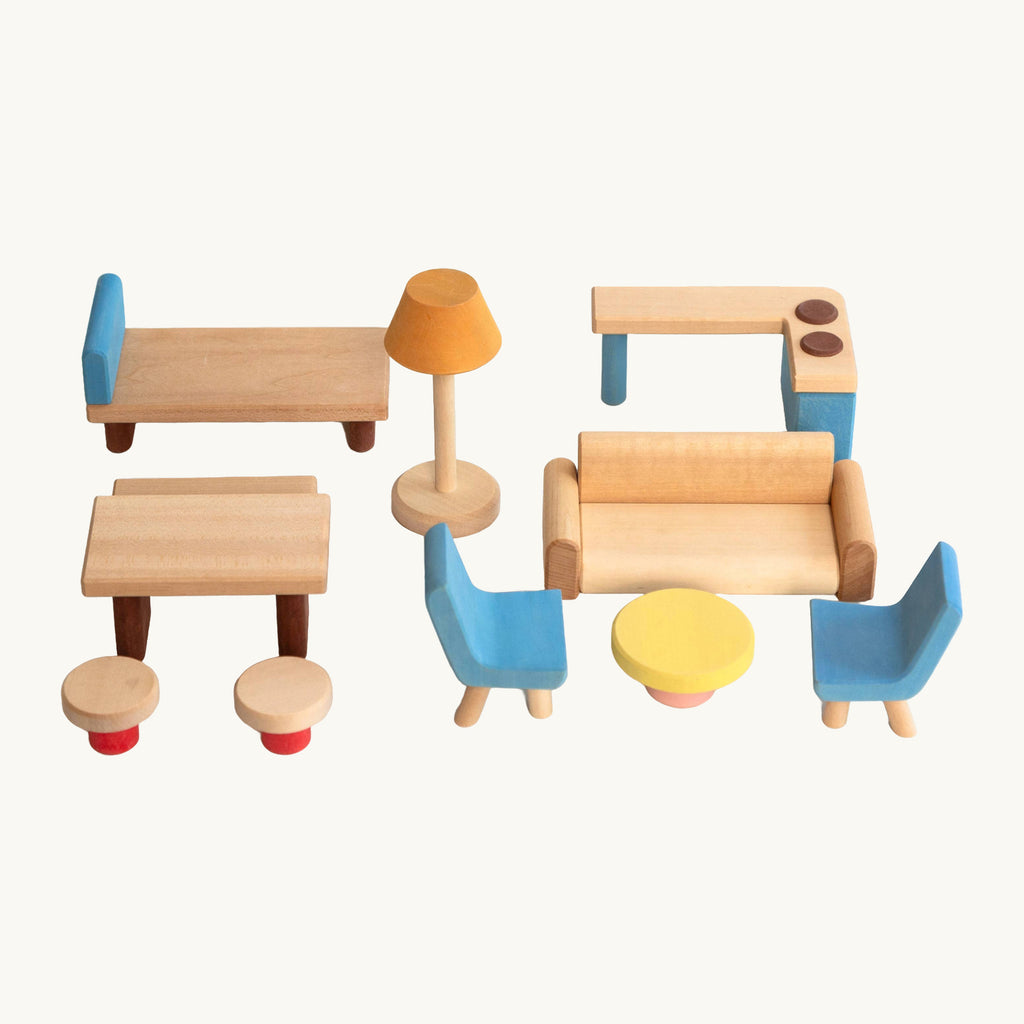Dollhouse wooden furniture set – AVDAR