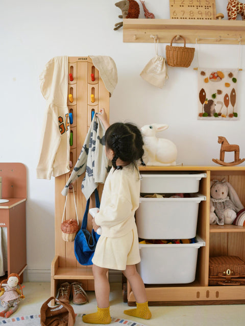 Wooden Rainbow Rack
