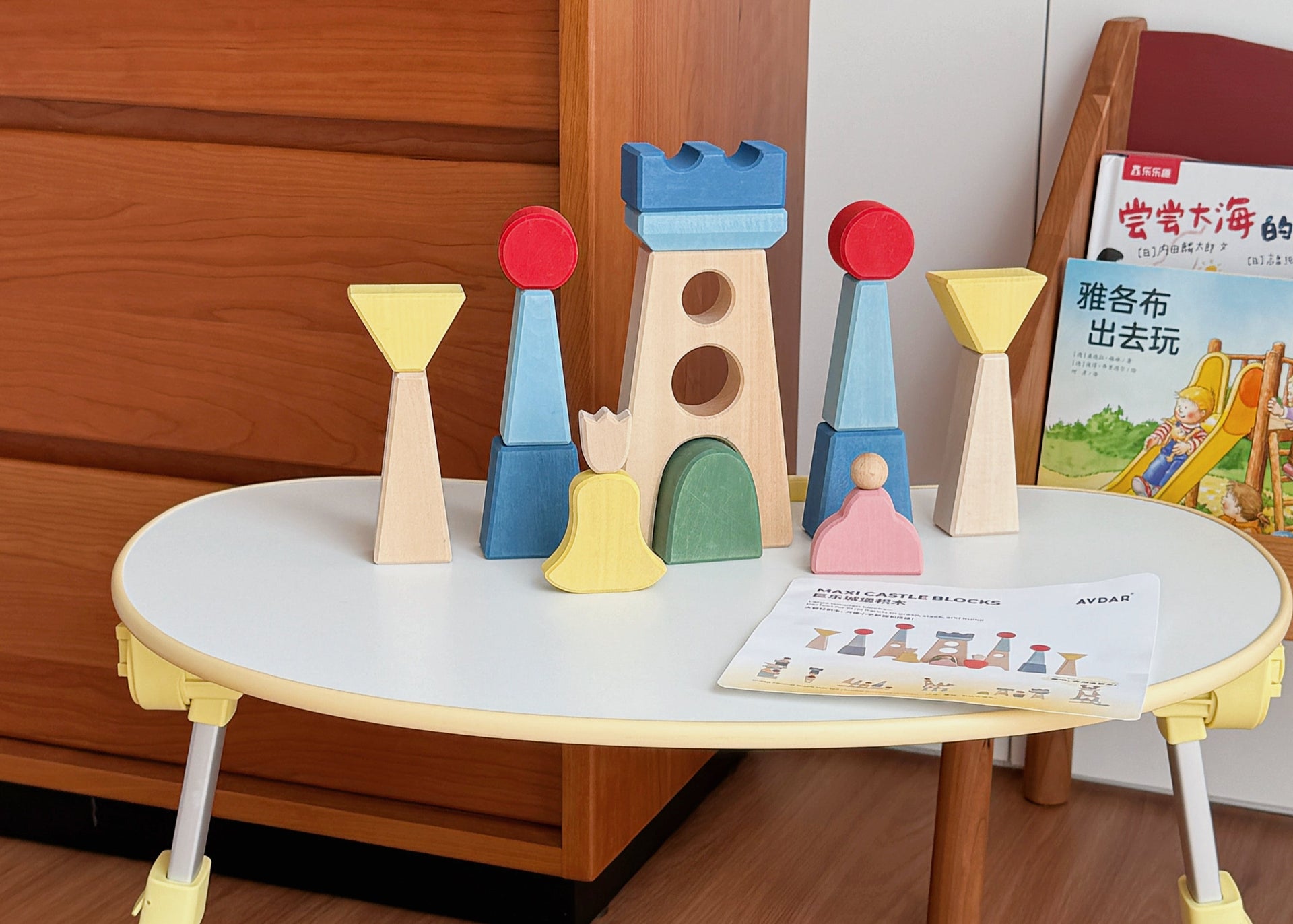 Every child has a castle of their own in their heart, using building blocks to create their inner world.