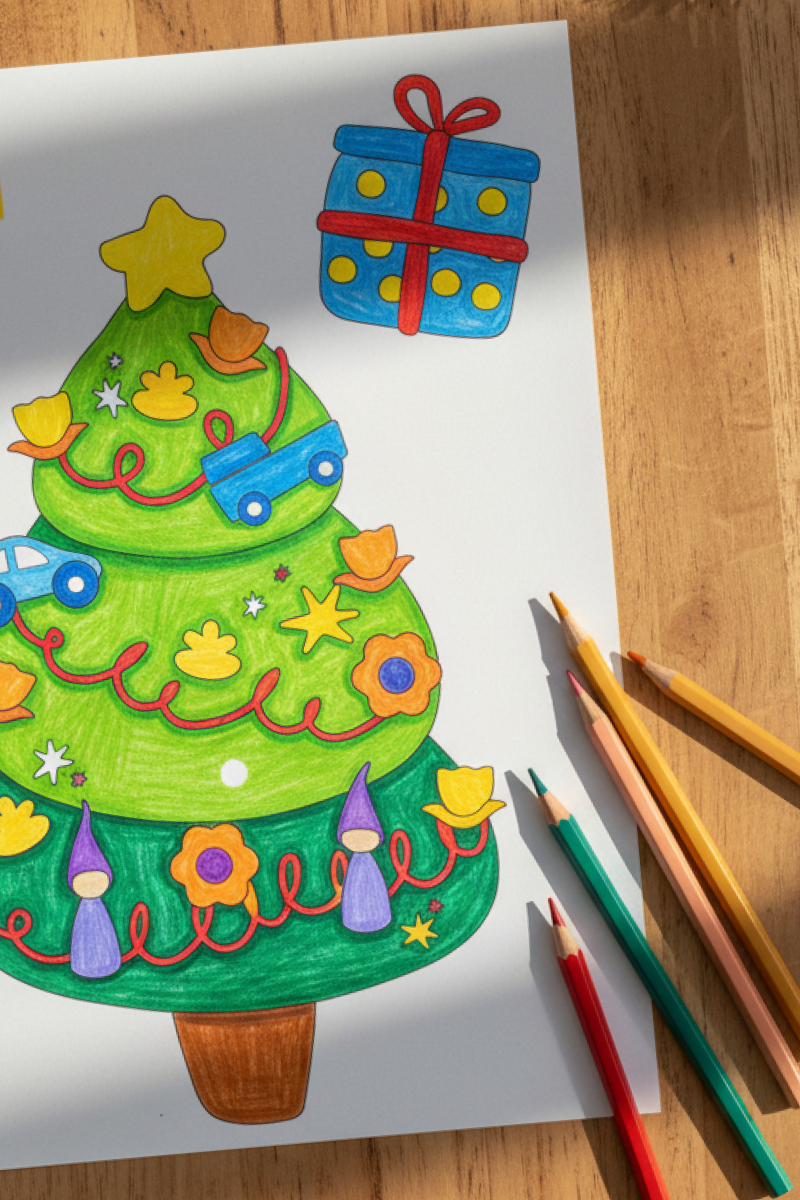 Christmas Coloring Page