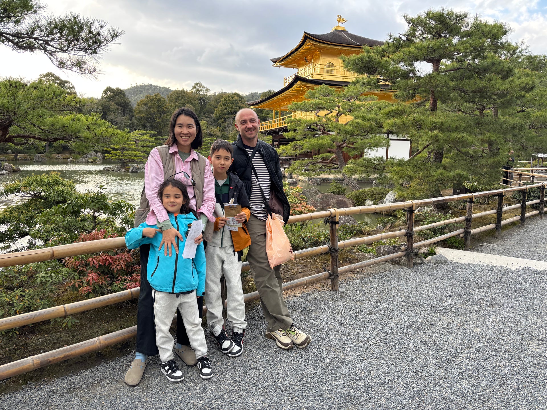 Becoming parents doesn’t mean putting your dreams of exploring the world on hold.Family travelling scene with children exploring new places