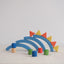 Warm Puzzle Block displayed like a mountian 