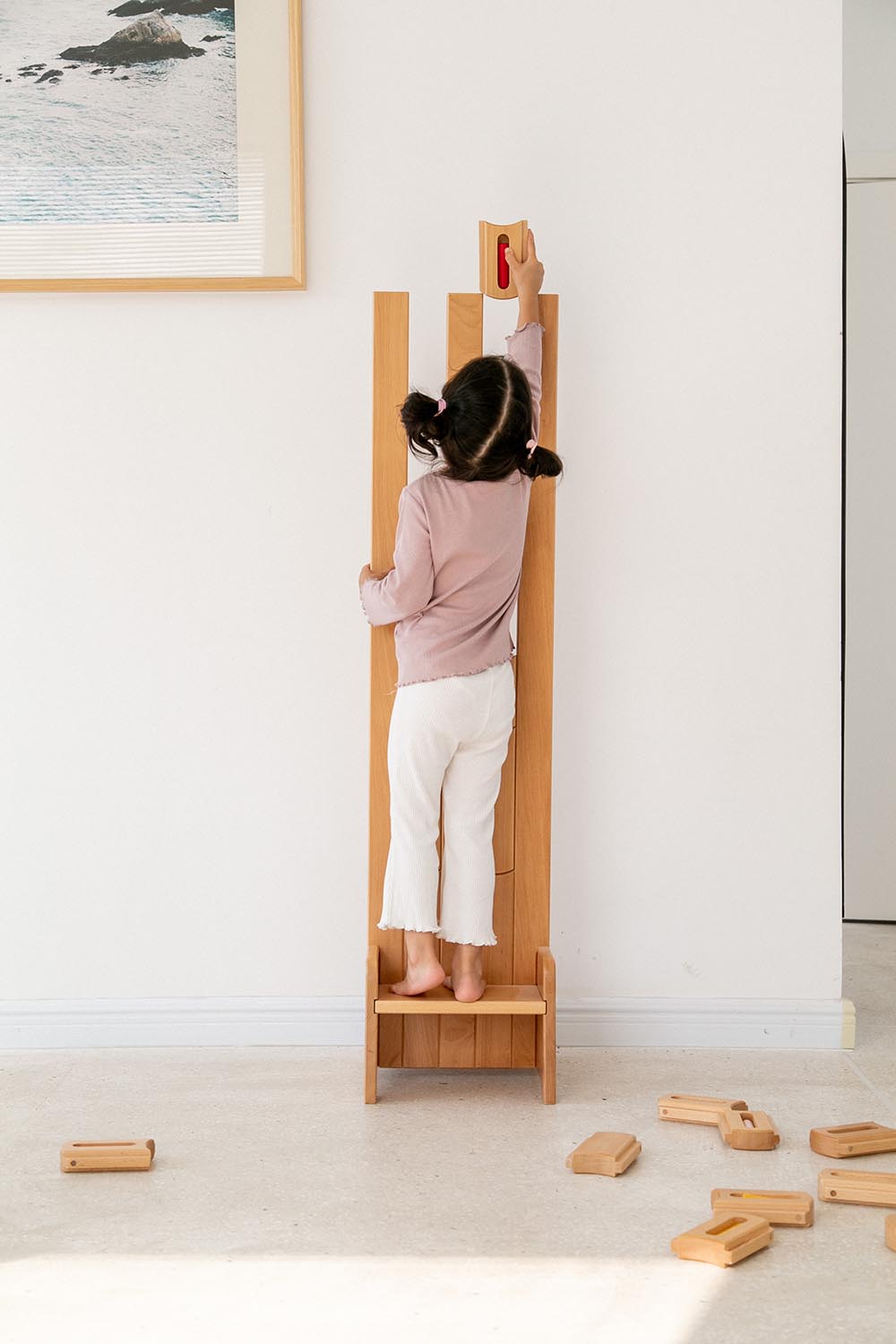 Wooden Rainbow Rack